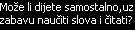 Preporuamo za Vae dijete!